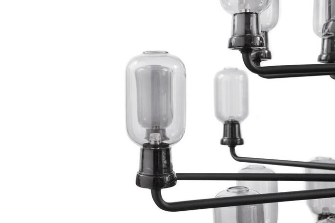 Normann Copenhagen AMP Lustre Grand noir Lampe suspension