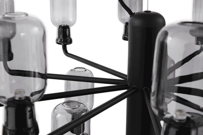 Normann Copenhagen AMP lysekrone Lille lampe sort