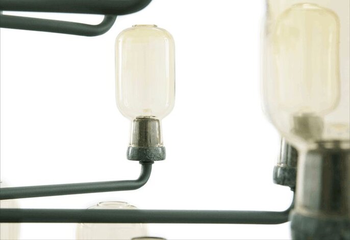 Normann Copenhagen AMP lampadario pendente grande verde chiaro