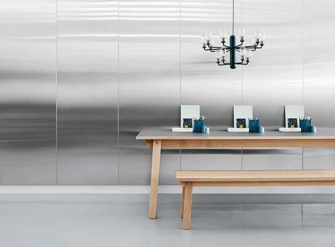 Normann Copenhagen AMP araña colgando pequeña lámpara verde