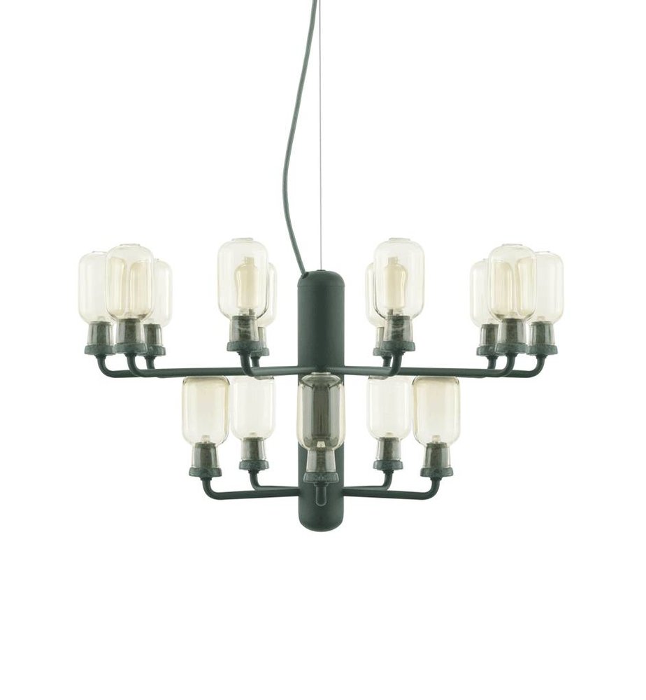 Normann Copenhagen AMP Chandelier Small hanglamp groen Normann Copenhagen AMP Chandelier Small hanglamp groen