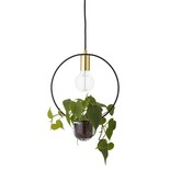 Bloomingville Suspension verre finition or