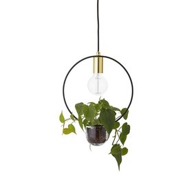 Bloomingville Suspension verre finition or Bloomingville Suspension verre finition or