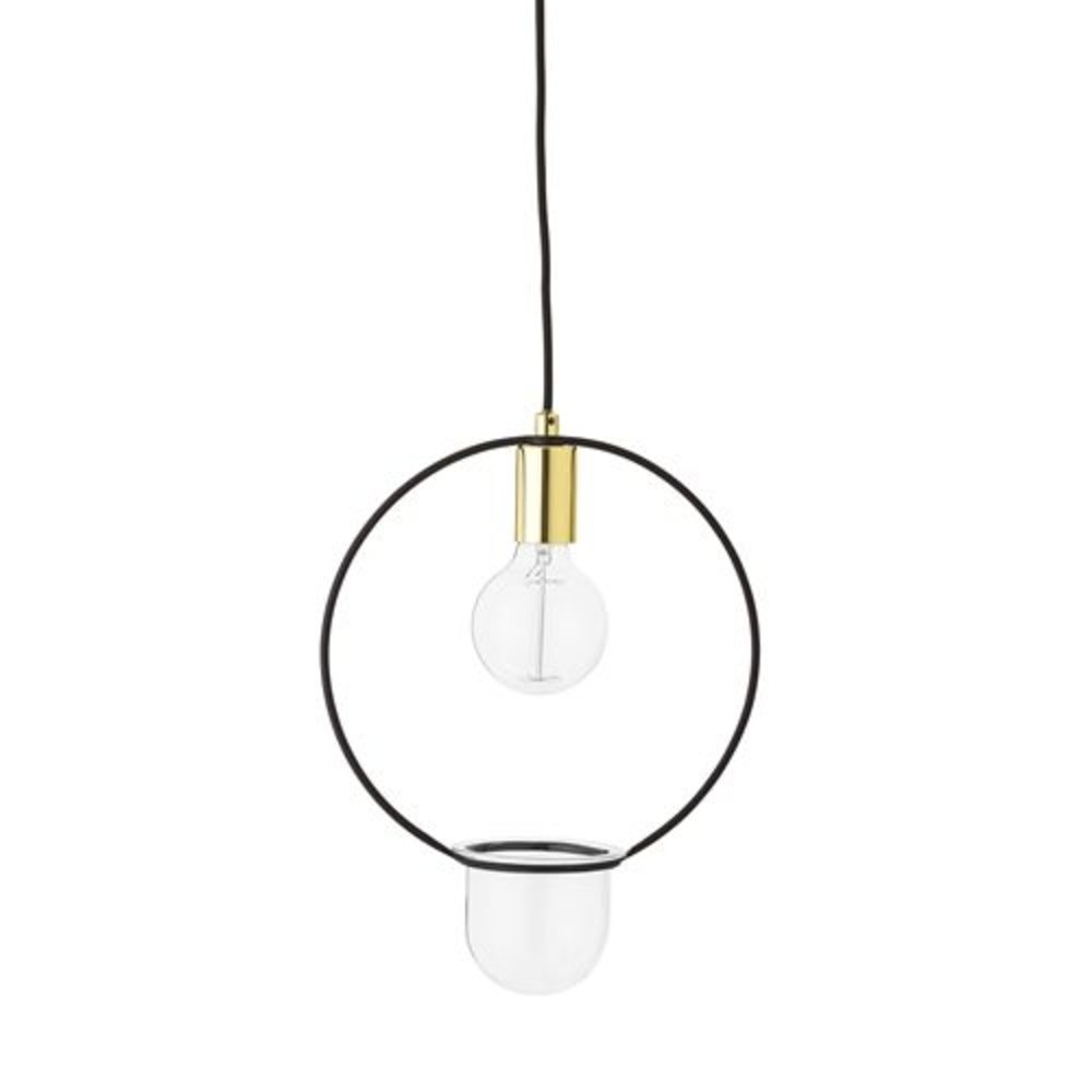 Bloomingville Hængende lampe guld færdig glas Bloomingville Hængende lampe guld færdig glas