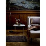 Bloomingville Floor lamp black metal with gold look details