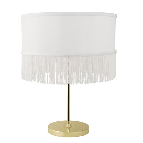 Bloomingville Table lamp gold look polyester LIVING AND CO.