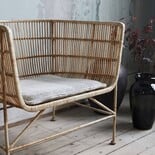 House Doctor Coon natural rattan lounge chair House Doctor Coon natural rattan lounge chair
