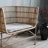 House Doctor Coon naturlig rattan lounge stol House Doctor Coon naturlig rattan lounge stol