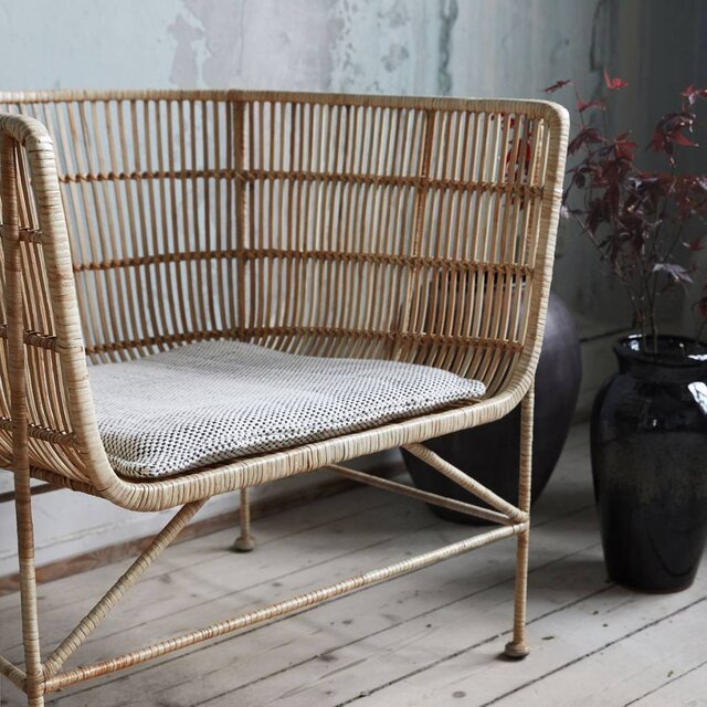 House Doctor Coon naturlig rattan lounge stol