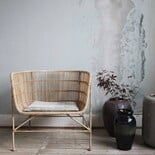 House Doctor Coon natural rattan lounge chair House Doctor Coon natural rattan lounge chair
