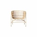 House Doctor Coon natural rotan loungestoel House Doctor Coon natural rotan loungestoel