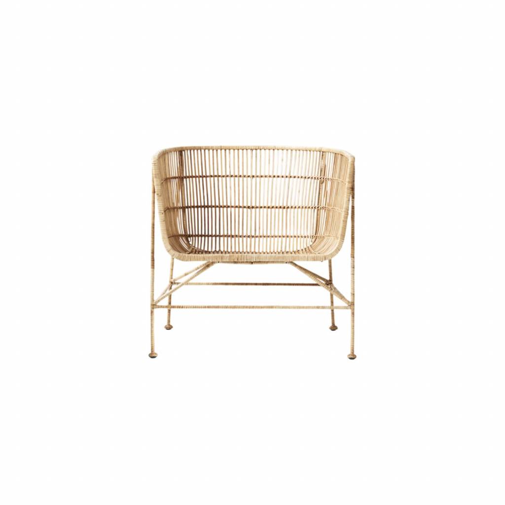 House Doctor Coon Natural Rattan Lounge Chair