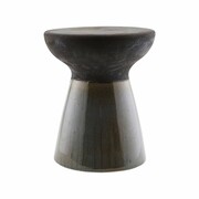 House Doctor Pablo stool stained black earthenware