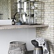 House Doctor Kast zinc met twee glazen planken House Doctor Kast zinc met twee glazen planken