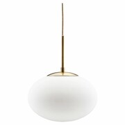 House Doctor laiton lampe opale avec bouchon en verre blanc House Doctor laiton lampe opale avec bouchon en verre blanc