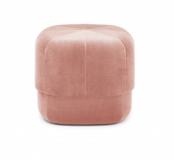 Normann Copenhagen Circus Pouf Small blush 46x46x40cm