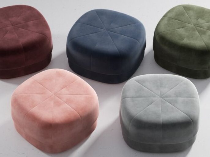 Normann Copenhagen Pouf circo Piccolo 46x46x40cm viola