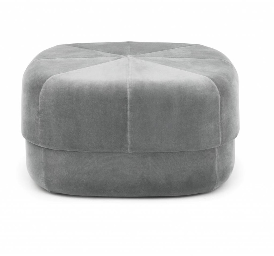 Normann Copenhagen Pouf circus Große graue 35x65x65cm
