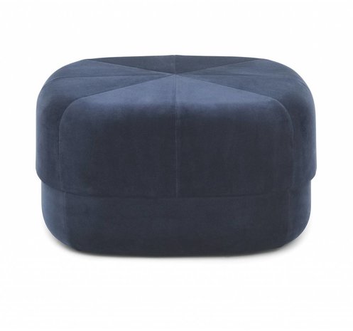 Normann Copenhagen Pouf Circus, piccolo, blu scuro