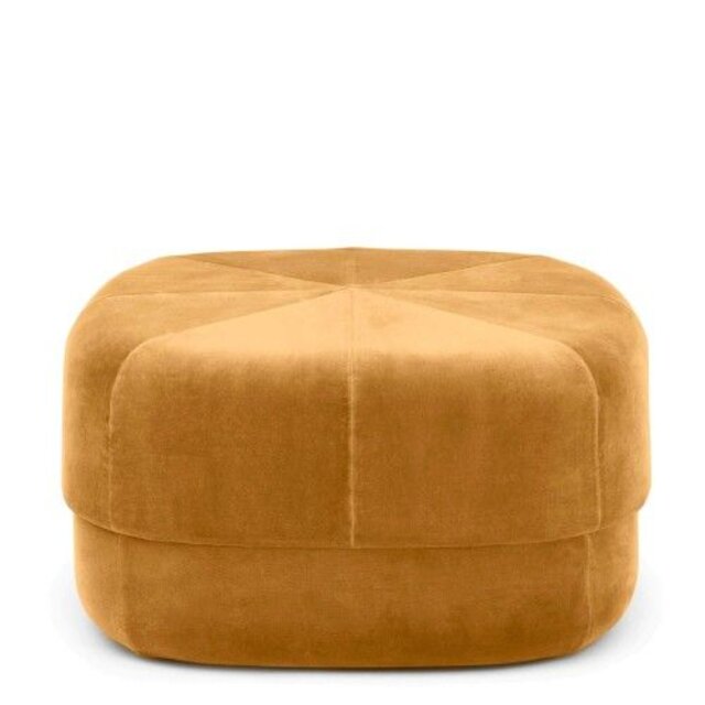 Normann Copenhagen Circus Pouf Large geel 35x65x65
