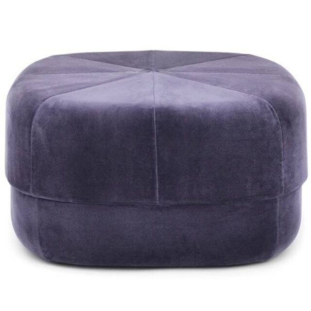 Normann Copenhagen Sittpuff cirkus stora lila 35x65x65