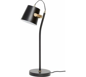 Hubsch Bordslampa black metal