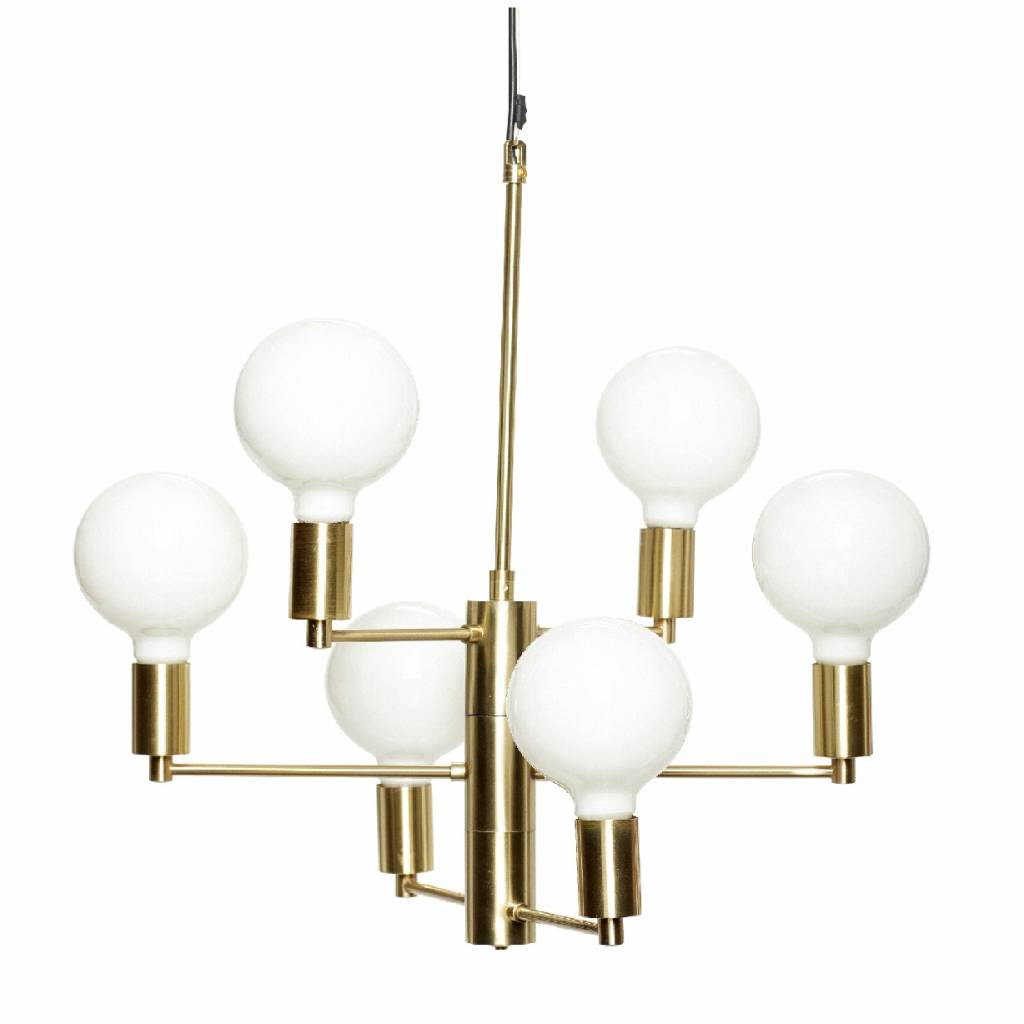 Hubsch lampe suspendue 57xh59cm en laiton