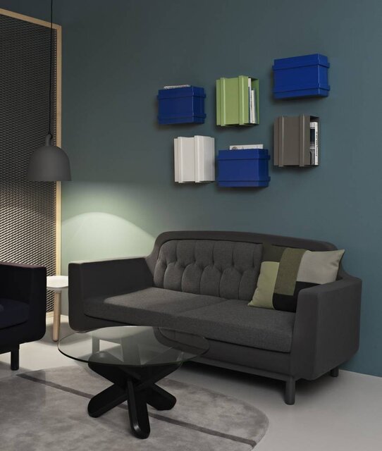 Normann Copenhagen Ding tavolino 40x75cm nero