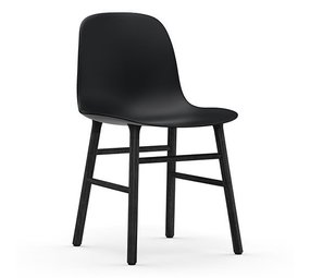 Normann Copenhagen Forma negro Asiento de la silla Normann Copenhagen Forma negro Asiento de la silla