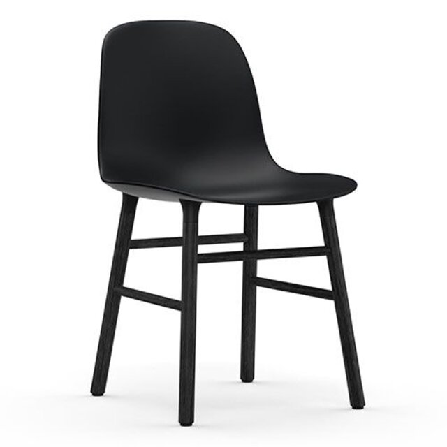 Normann Copenhagen Form Stol sæde sort