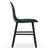 Normann Copenhagen Form Stol sæde sort grøn Normann Copenhagen Form Stol sæde sort grøn