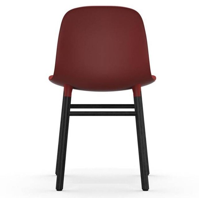 Normann Copenhagen Form Chair setet svart rød Normann Copenhagen Form Chair setet svart rød