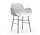 Forme Fauteuil chrome blanc