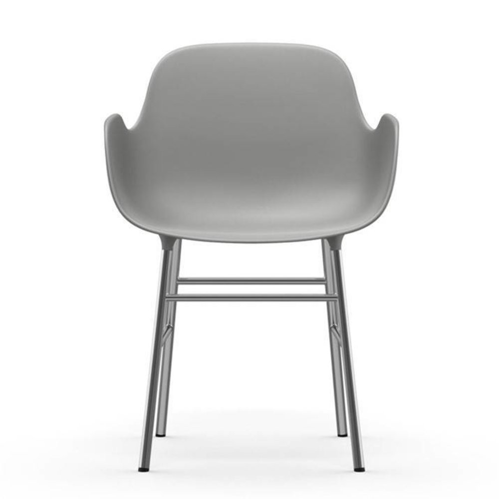 Normann Copenhagen Form Armchair stoel chrome grijs