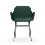 Normann Copenhagen Form Armchair chair chrome green Normann Copenhagen Form Armchair chair chrome green