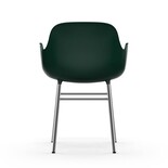 Normann Copenhagen Form Armchair chair chrome green Normann Copenhagen Form Armchair chair chrome green