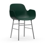 Normann Copenhagen Form Armchair chair chrome green Normann Copenhagen Form Armchair chair chrome green