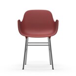 Normann Copenhagen Form Armchair stoel chrome rood Normann Copenhagen Form Armchair stoel chrome rood