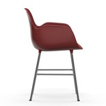 Normann Copenhagen Form Armchair stoel chrome rood Normann Copenhagen Form Armchair stoel chrome rood