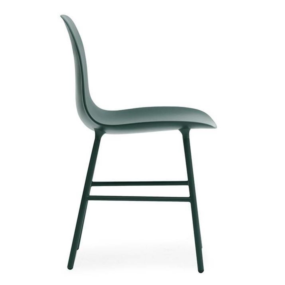 Normann Copenhagen Form Chair stoel staal groen