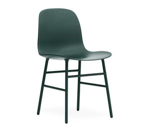 Normann Copenhagen Chair Modulo sedia d'acciaio verde