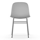 Normann Copenhagen Form Chair chrom Hvid Normann Copenhagen Form Chair chrom Hvid