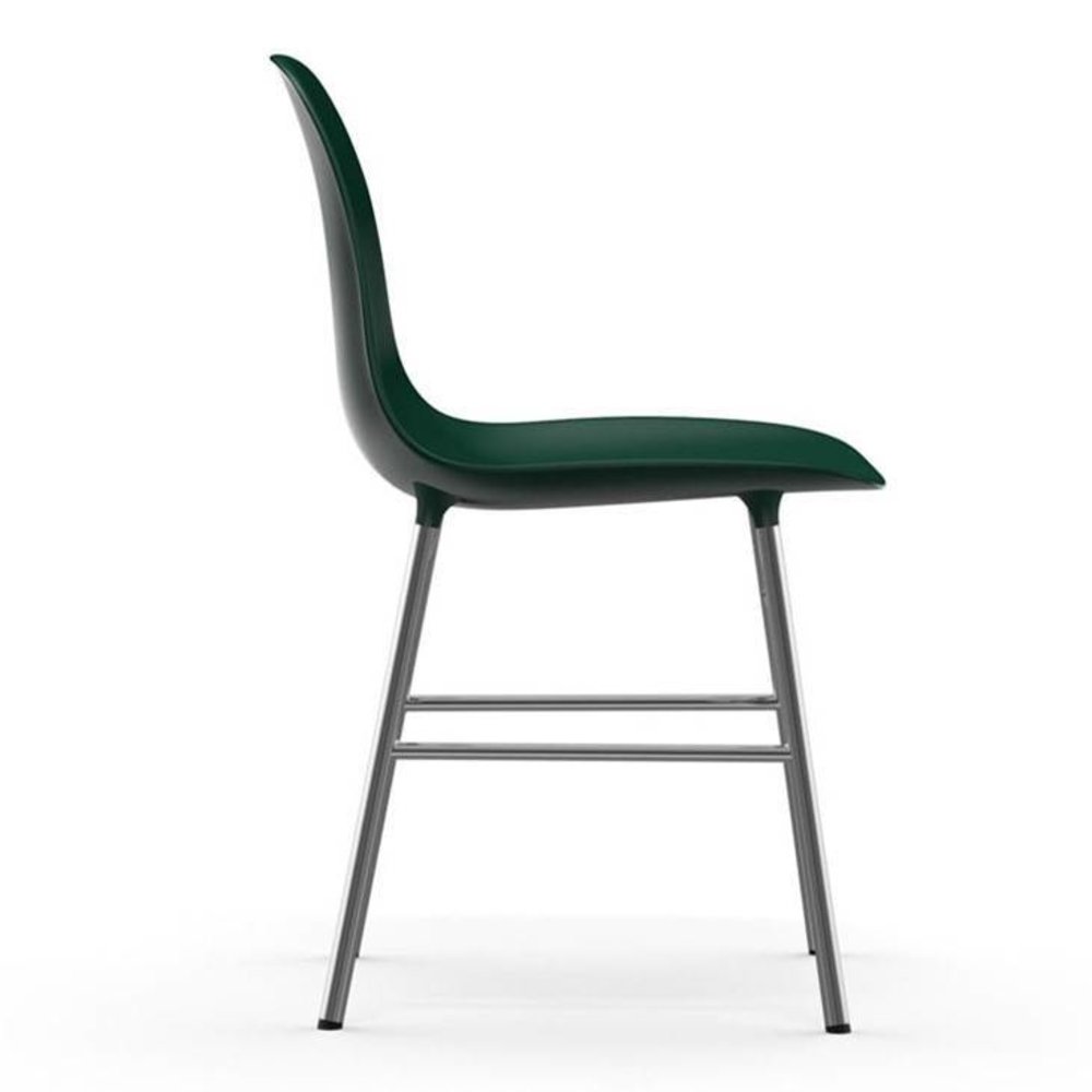 Normann Copenhagen Form grønn Stol krom Normann Copenhagen Form grønn Stol krom