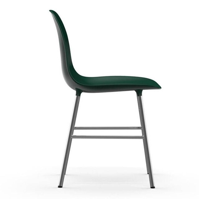 Normann Copenhagen Modulo sedia verde cromo