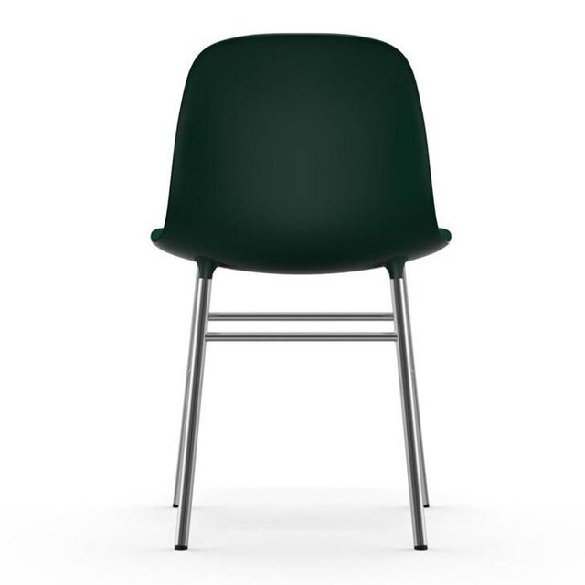 Normann Copenhagen Modulo sedia verde cromo