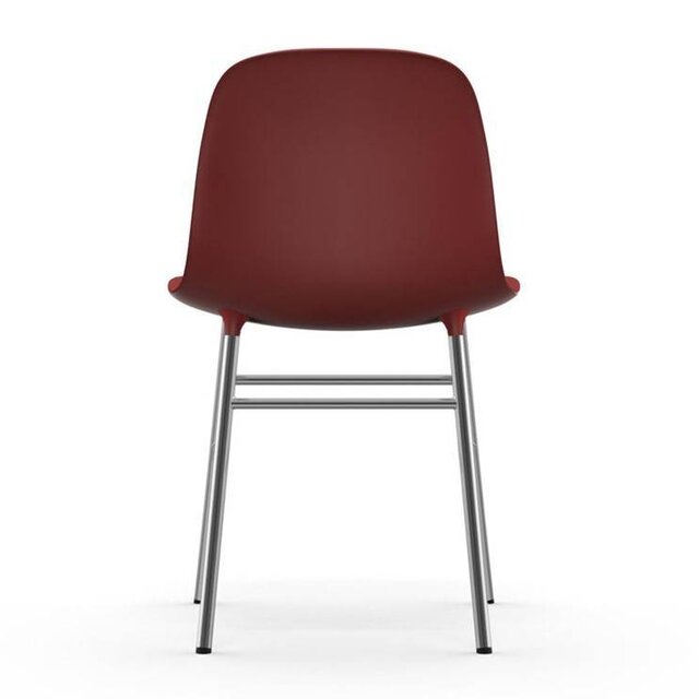 Normann Copenhagen Formulaire rouge chrome président