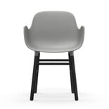 Normann Copenhagen Form Fåtölj stol svart grå - 603207