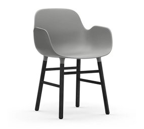 Normann Copenhagen Form Fauteuil chaise noir gris Normann Copenhagen Form Fauteuil chaise noir gris