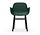 Form Fauteuil chaise noir vert - 603210