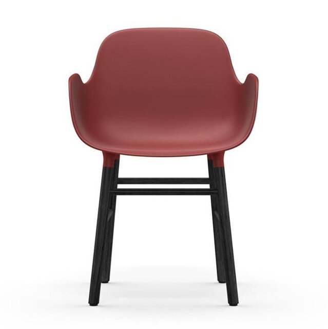 Normann Copenhagen Form Sesselstuhl schwarz rot - 603211 Normann Copenhagen Form Sesselstuhl schwarz rot - 603211